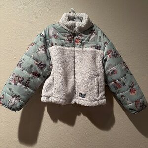 NWT Disney Parks Haunted Mansion Zip Front Puffer Jacket